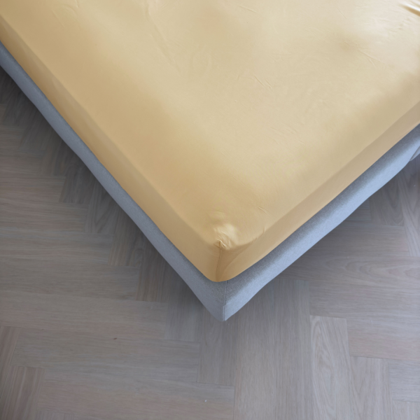 Kayori Kiyo Splittopper hoeslaken Tencel - Goud