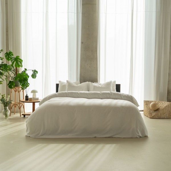 Kayori dekbedovertrek Nikaya Washed Tencel - Offwhite