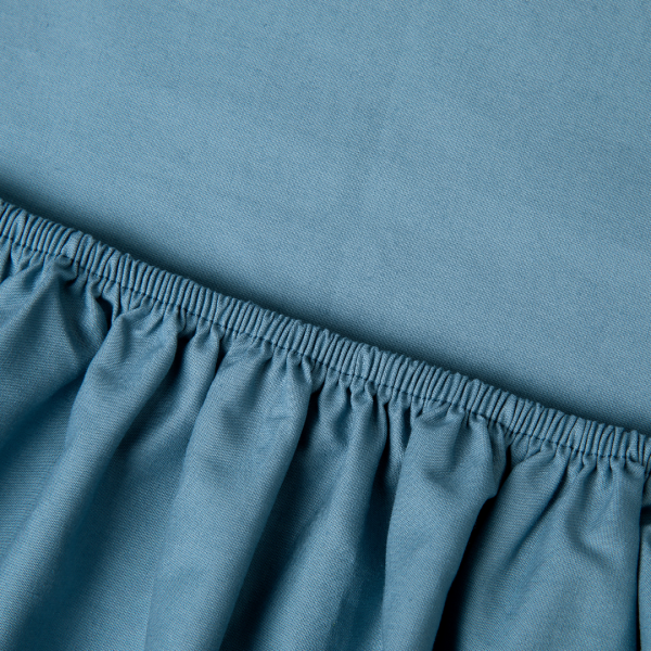 Kayori Shizu perkal topper hoeslaken - blauw