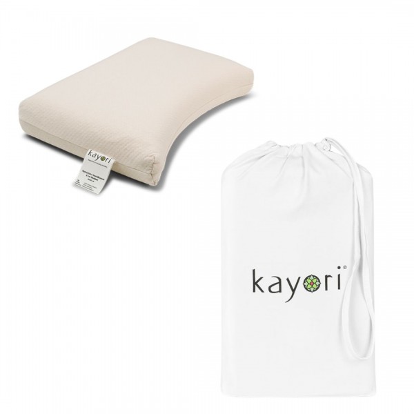 Kayori - Sota - Kussensloop 10cm 2 stuks - 40x60 - Wit