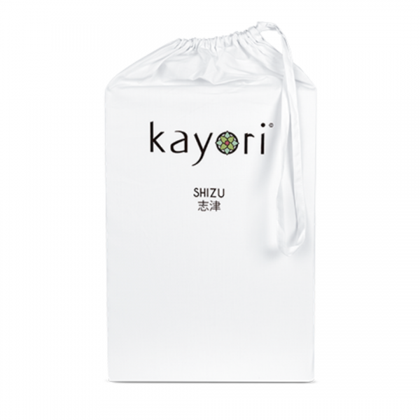 Kayori Shizu Laken - Katoenperkal - Wit