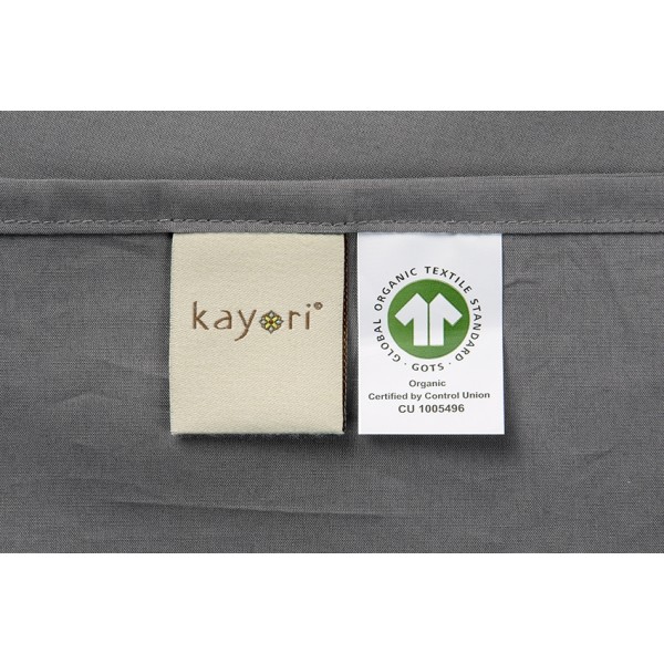 Kayori Shizu Laken - Katoenperkal - Antracite