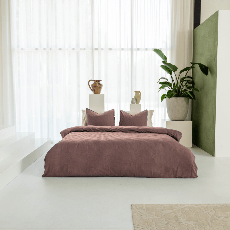Kayori dekbedovertrek Ochi Tencel™  - Mauve