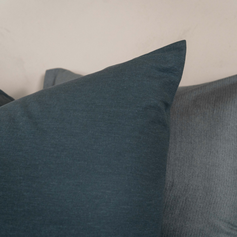 Kayori - Kai - Kussensloop - 2 stuks - 60x70 - Denim