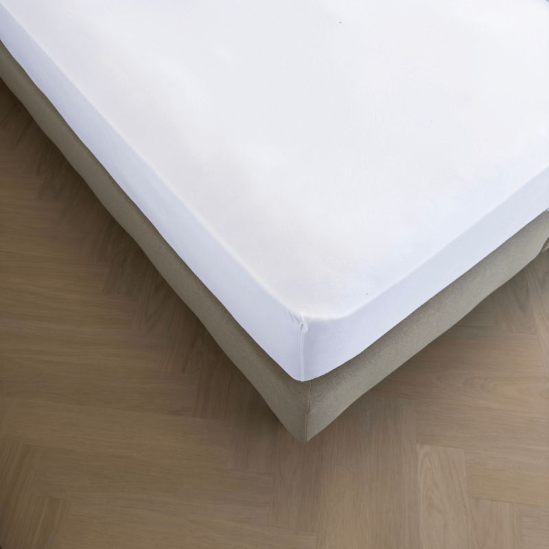 Kayori hoeslaken Tara stretch jersey - Wit 