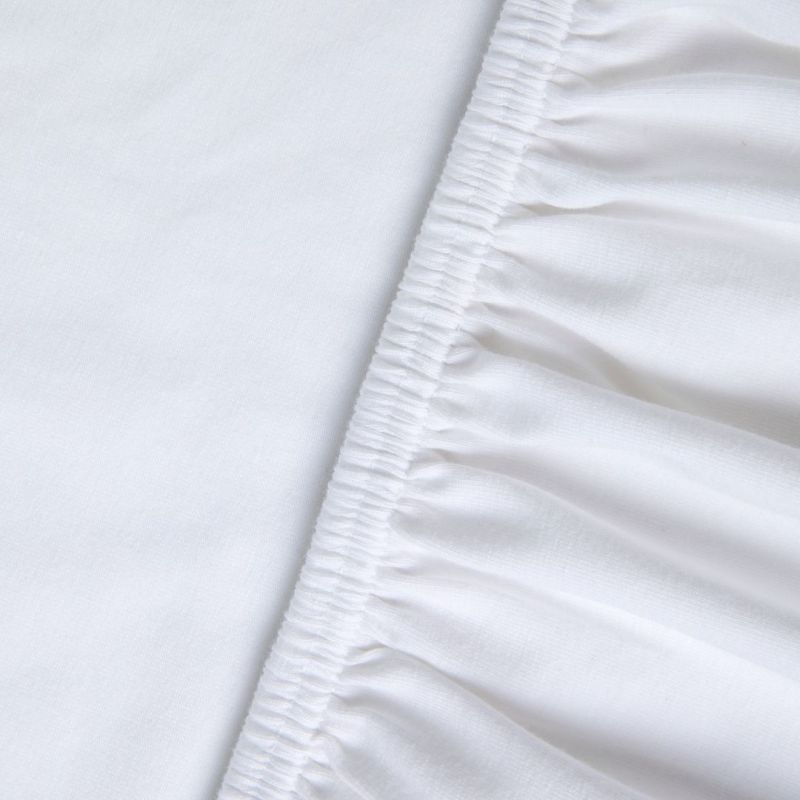 Kayori hoeslaken Shizu stretch jersey - Wit 