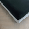 Kayori hoeslaken Tara stretch jersey - Zwart 