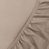 Kayori splittopper hoeslaken Shizu stretch jersey - Zand