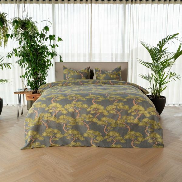 Kayori Aria dekbedovertrek Katoen - Blauw