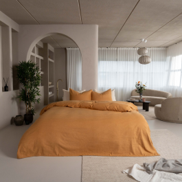 Kayori dekbedovertrek Showa Velvet Flanel™ - Goud