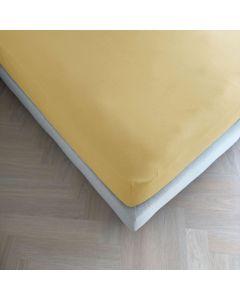 Kayori Emma topperhoeslaken katoensatijn - Goud 