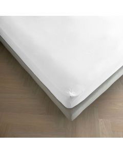 Kayori Emma topper hoeslaken katoensatijn - Wit