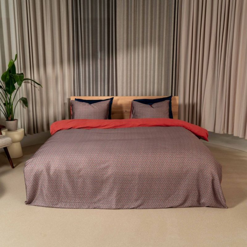 Kayori dekbedovertrek Aiko katoensatijn - Rood