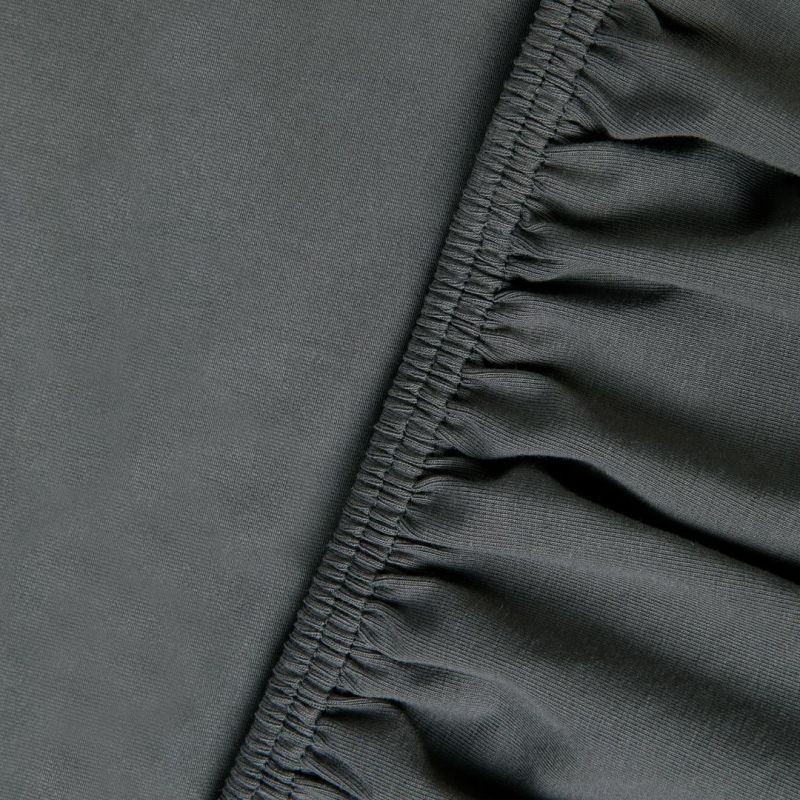 Kayori Shizu Splittopper hoeslaken stretch Jersey - Antracite