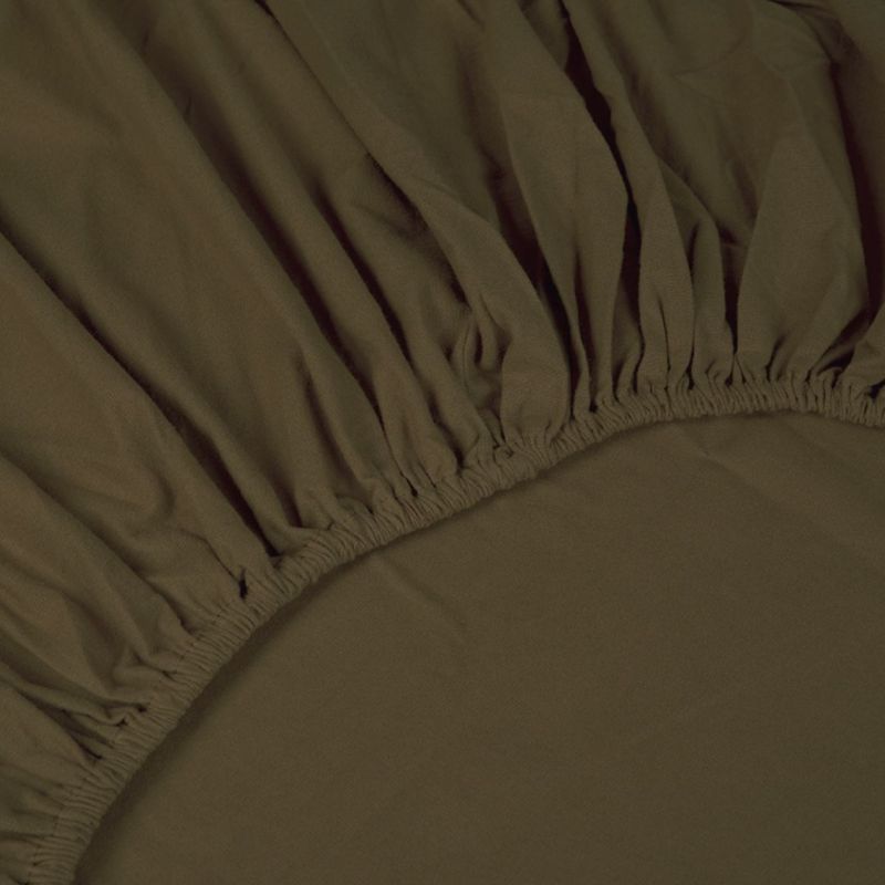 Kayori hoeslaken Atsui Flanel - Donkergroen