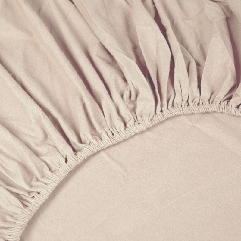 Kayori topperhoeslaken Atsui Flanel - Nude