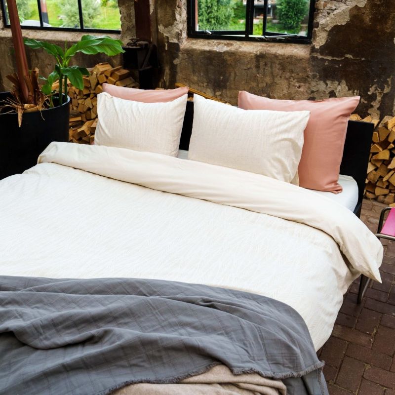 Kayori dekbedovertrek Chika Tencel - Naturel