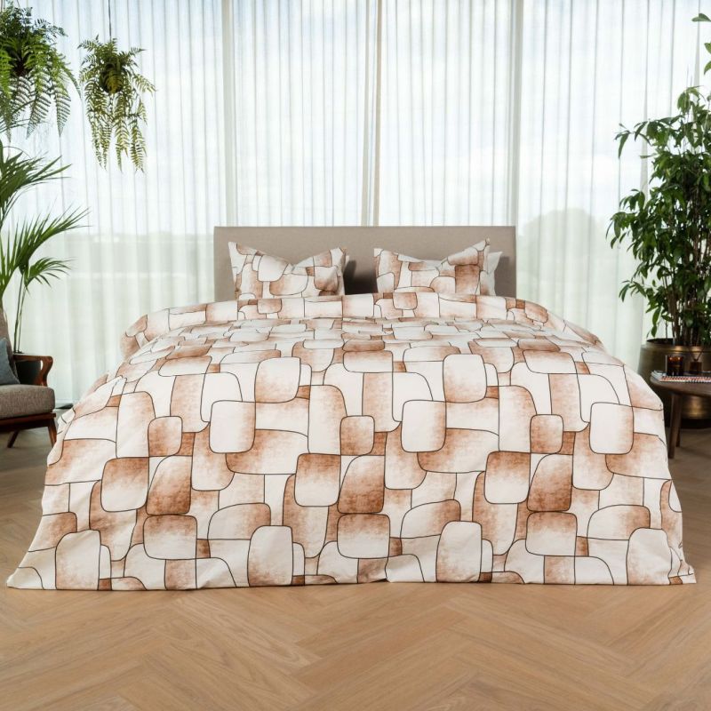 Kayori dekbedovertrek Mariko Katoen - Naturel 