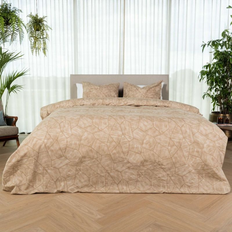 Kayori dekbedovertrek Miya Katoen - Naturel 