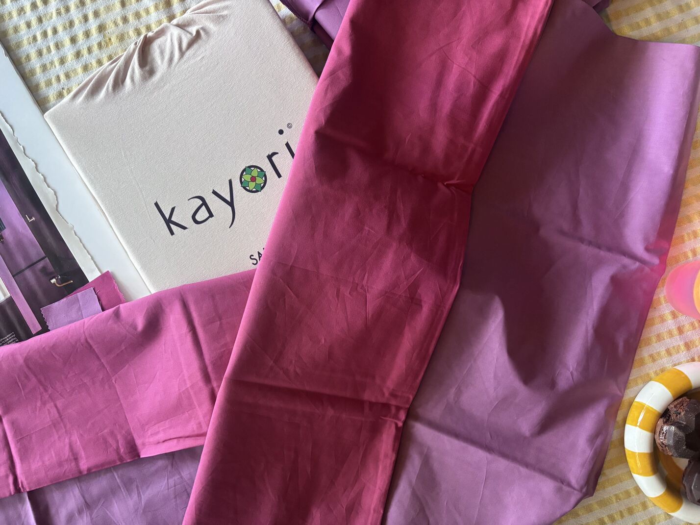 De eerste stofsamples in kleur